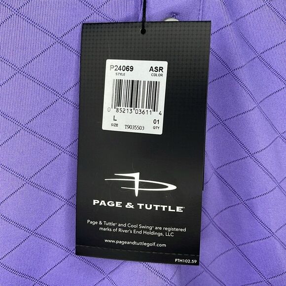 PAGE & TUTTLE MEN POLO SHIRT FTL-05-161 - Picture 3 of 6